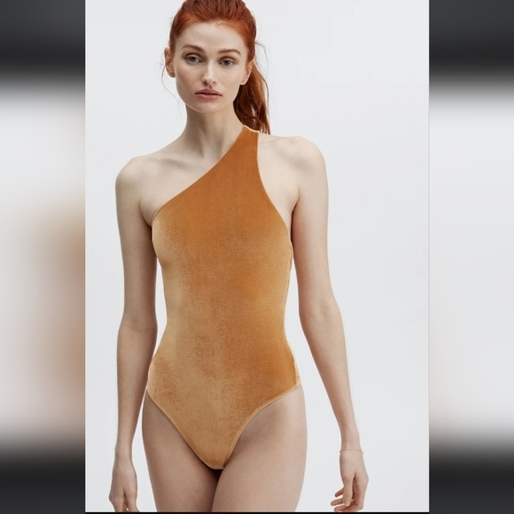 ♤Fabletics Women's Gigi Velour Bodysuit [XXS] - Picture 1 of 5